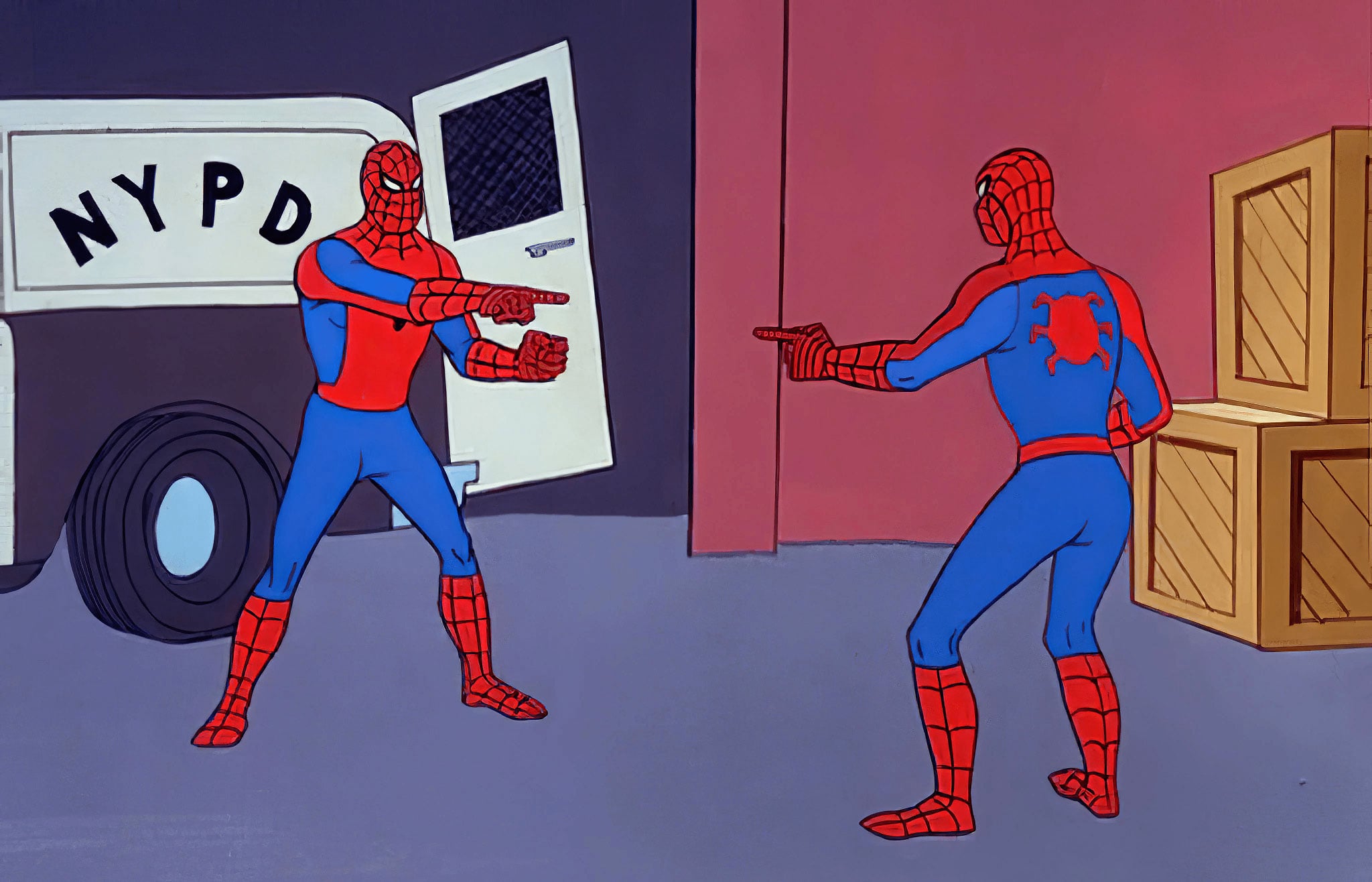 two spiders